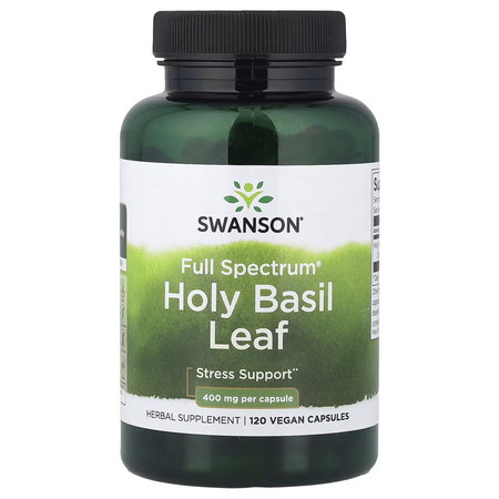 Swanson Holy Basil Leaf Doplnok stravy s posvätnou bazalkou