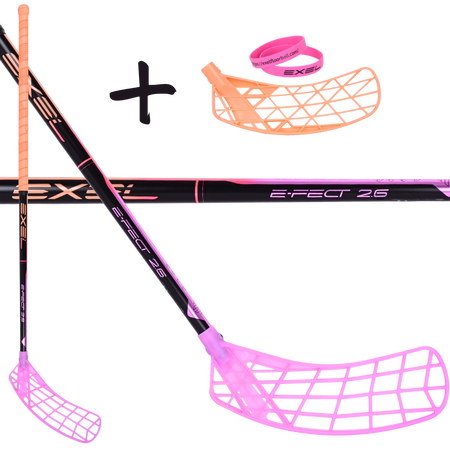 Exel E-FECT BLACK 2.6 ROUND MB Florbalová hůl