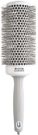 Olivia Garden Expert Blowout Speed Round Brush White & Grey