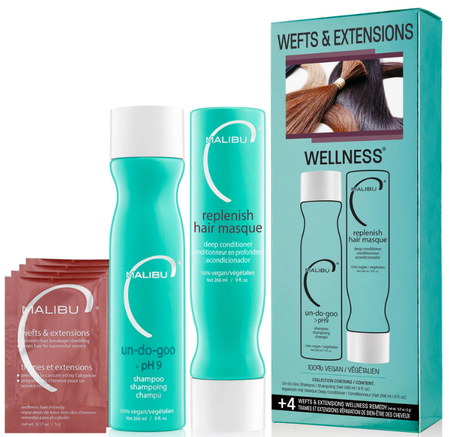 Malibu C Wefts & Extensions Wellness Collection