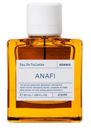 Korres Anafi Eau de Toilette dámská osvěžující vůně