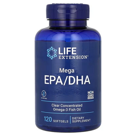 Life Extension Mega EPA/DHA Nahrungsergänzungsmittel mit Omega-3