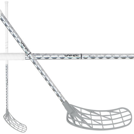 Unihoc UNILITE CARBSKIN TITAN 26 silver SLIM SMU Florbalová hůl