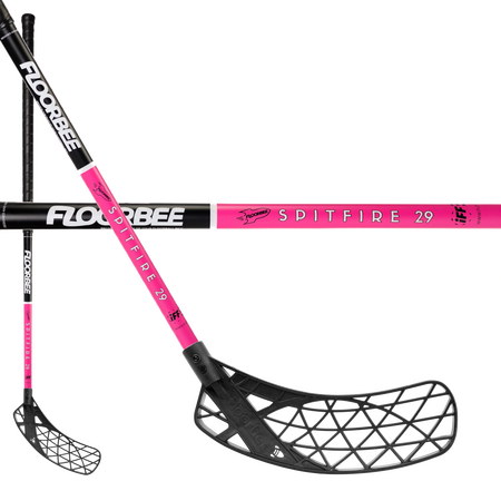 FLOORBEE SpitFire 29 Carbon light black/pink Florbalová hůl