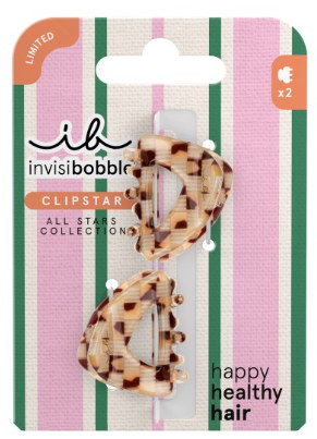 Invisibobble Clipstar XS All Stars Golden Caddie dvojice malých skřipců ve zlatém designu