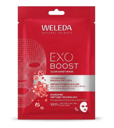 Weleda Exo Boost Mask pleťová maska s granátovým jablkem
