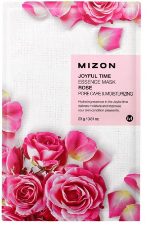 MIZON Joyful Time Essence Mask Rose Einweg-Gesichtsmaske mit Rosenextrakt