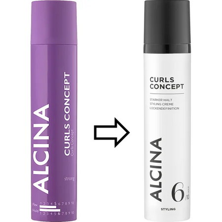 Alcina Curls Concept Styling Cream 6 stylingový krém pro pružnost vlnitých vlasů