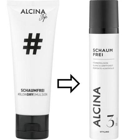 Alcina Blow Dry Emulsion 3 objemová emulze pro lesklý a fixovaný účes