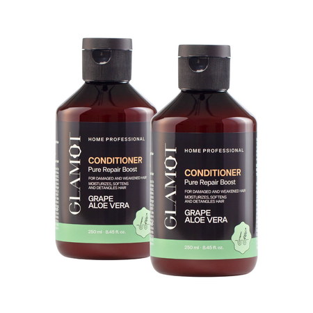 Glamot Pure Repair Boost Conditioner Set 2x kondicionér pre suché a poškodené vlasy