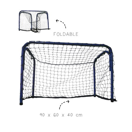 Eurostick Gravity Goal 90x60x40cm Collapsible floorball goal with net