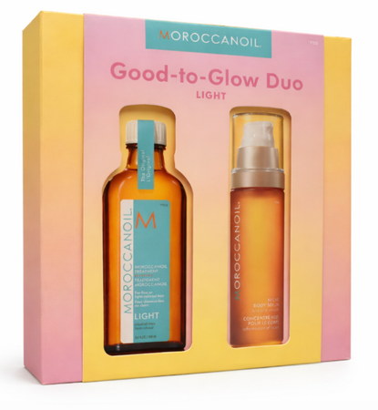 MoroccanOil Good to Glow duo - light Kosmetisches Pflegeset für Haar und Körper