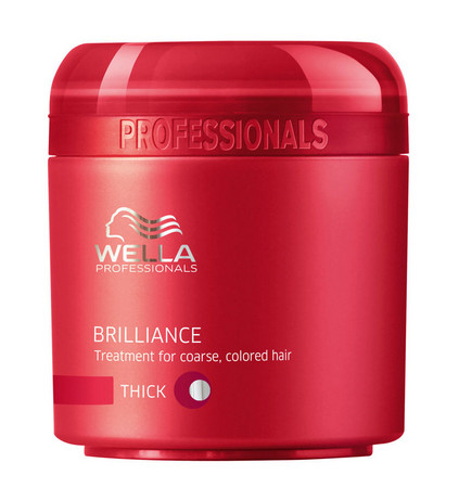 Wella Professionals Brilliance Brilliance Mask for Thick Hair maska pro silné barvené vlasy