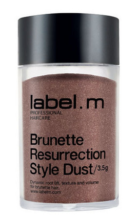 label.m Brunette Resurrection Style Dust Puder für Textur in braunen Haartönen