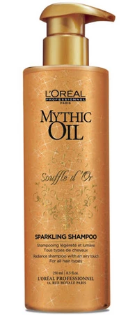 L'Oréal Professionnel Mythic Oil Souffle D´or Sparkling Shampoo rozjasňující šampon se třpytkami