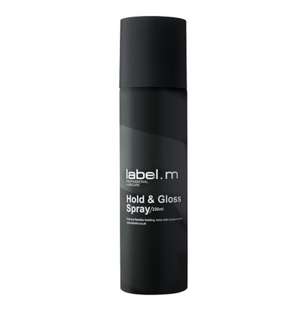 label.m Hold and Gloss Spray lak na vlasy s leskem