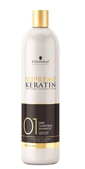 Schwarzkopf Professional Supreme Keratin Deep Clarifying Shampoo 01 Tiefenreinigendes Shampoo