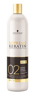 Schwarzkopf Professional Supreme Keratin Instant Keratin Infusion 02 obnovujúci keratínová infúzie