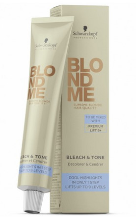 Schwarzkopf Professional BlondME Bleach & Tone zesvětlující a tónovací krém pro studené blond odstíny