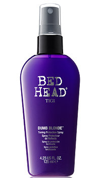 TIGI Bed Head Dumb Blonde Toning Protection Spray ochranný sprej pro studené blond vlasy