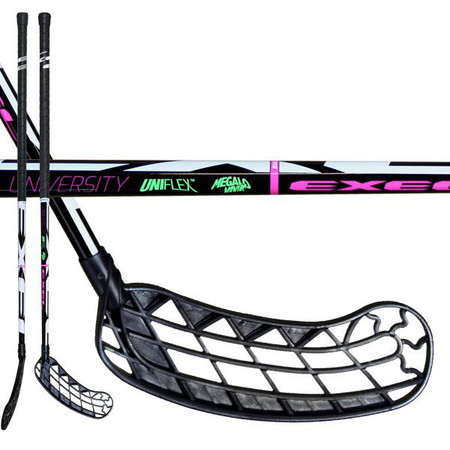 Floorball stick Exel UNIVERSITY BLACK uniflex 101 ROUND `15