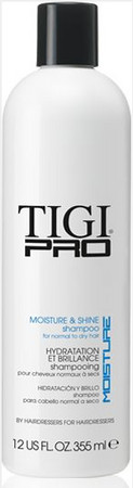 TIGI Pro Moisture & Shine Shampoo šampón pre suché vlasy bez lesku