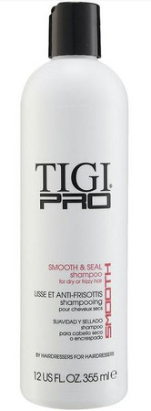 TIGI Pro Smooth & Seal Shampoo šampón pre suché a nepoddajné vlasy