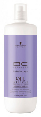 Schwarzkopf Professional Bonacure Oil Miracle Barbary Fig Oil & Keratin Restorative Shampoo šampón pre suché a lámavé vlasy