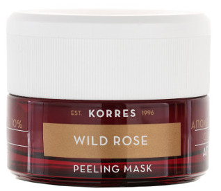 Korres Wild Rose Peeling Mask AHA 10% intenzívna peelingová maska