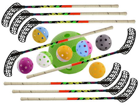 School set 8 x LEXX Wolf with colored balls `15