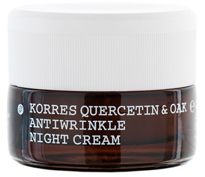 Korres Quercetin & Oak Antiageing & Antiwrinkle Night Cream výživný noční krém proti stárnutí pleti