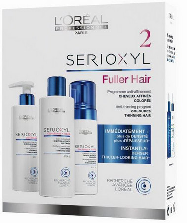 L'Oréal Professionnel Serioxyl Kit for Coloured Hair sada přípravků pro barvené řídnoucí vlasy