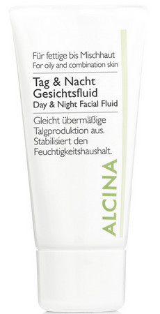 Alcina Day & Night Facial Fluid Fluid für fettige bis Mischhaut