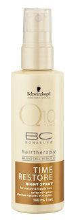 SCHWARZKOPF BC BONACURE Q10 Time Restore Night Spray