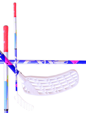 Floorball stick LEXX Timber C4 2,9 oval Navy/Silver/Red `15
