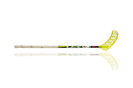 Florbalová hokejka Lexx Black Wolf V1 3,2 Rainbow Green/Yellow `15