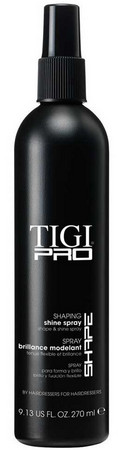 TIGI Pro Shaping Spray Shine lak pro lesk vlasů