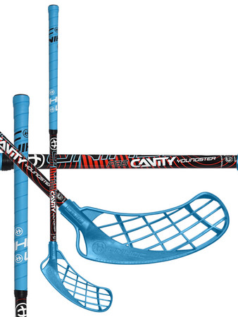 Florbalová hokejka Unihoc CAVITY Youngster 36 turquoise `16
