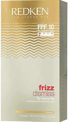 Redken Frizz Dismiss FPF 10 Fly Away Fix Finishing Sheets obrúsky pre uhladenie krútiacich sa vlasov