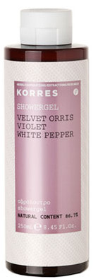 Korres Velvet Orris/ Violet/ White Pepper Showergel