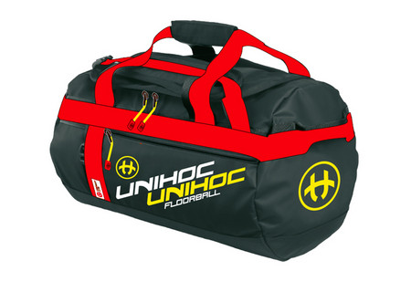 Unihoc Gearbag Crimson Line small black Sport bag