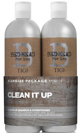 TIGI Bed Head for Men Clean Up Tween Duo Shampoo + Conditioner für Männer
