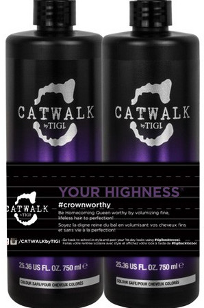TIGI Catwalk Your Highness Tween Duo balíček produktů pro jemné vlasy