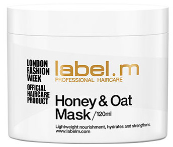 label.m Honey & Oat Treatment Mask ľahká hydratačná maska pre suché a oslabené vlasy