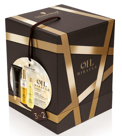Schwarzkopf Professional Bonacure Oil Miracle Light Box darčekový balíček pre krásne vlasy