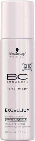 Schwarzkopf Professional Bonacure Excellium Plumping Spray sprej pro objem pro jemné zralé vlasy