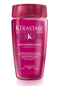 Kérastase Reflection Bain Chroma Riche Luminous Softening Shampoo rozjasňujúci šampón pre melírované alebo veľmi citlivé farbené vlasy