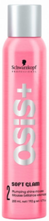 Schwarzkopf Professional OSiS+ Soft Glam Plumping Shine Mousse pena pre objem a lesk