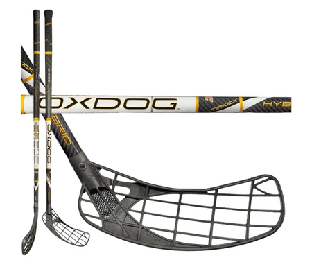 Floorball stick Oxdog Hybrid 29 black 101 round `14