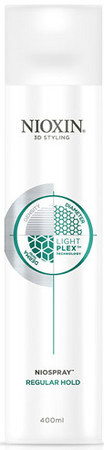 Nioxin 3D Styling Light Plex Technology Niospray Regular Hold lak na vlasy s ľahkou fixáciou